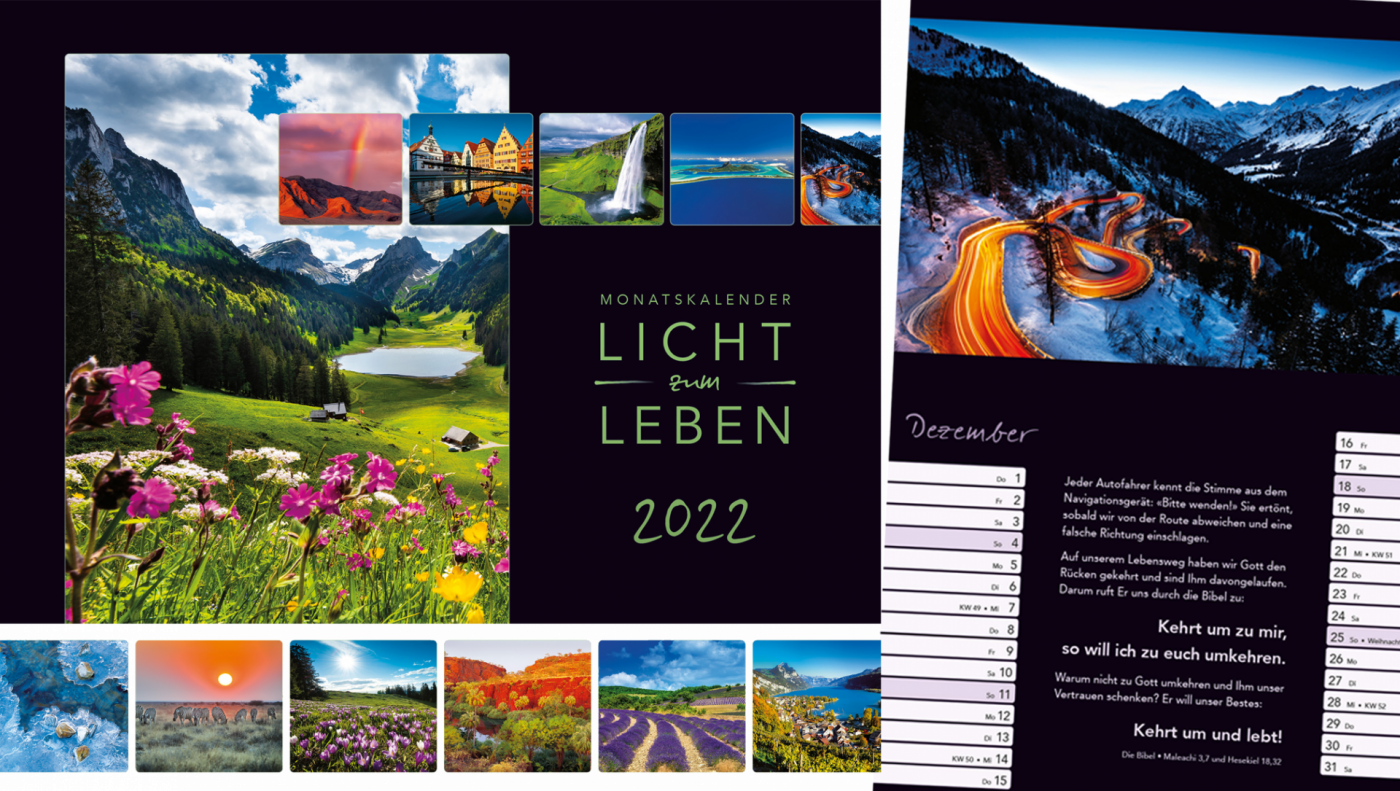 Monatskalender Licht zum Leben